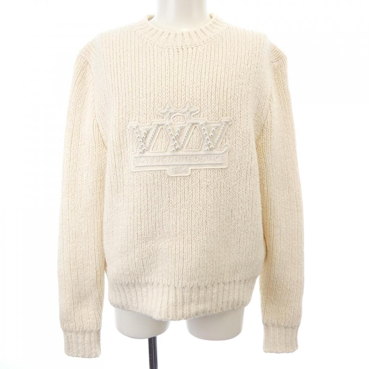 ルイヴィトン LOUIS VUITTON エンベリッシュド シルクプルオーバー HSN96WTNC ニット