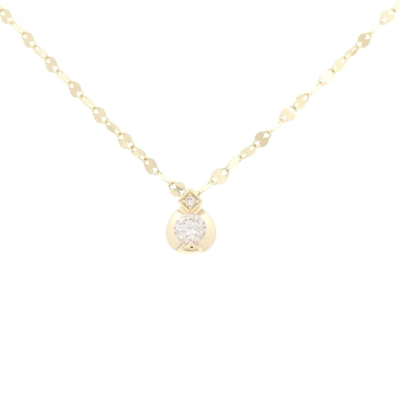 K18YG ダイヤモンド ネックレス 0.10CT