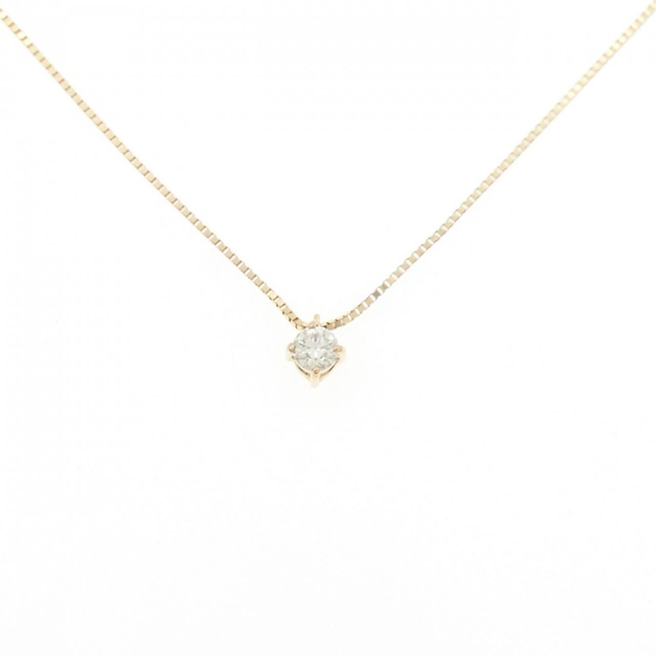 K18YG ダイヤモンド ネックレス 0.09CT