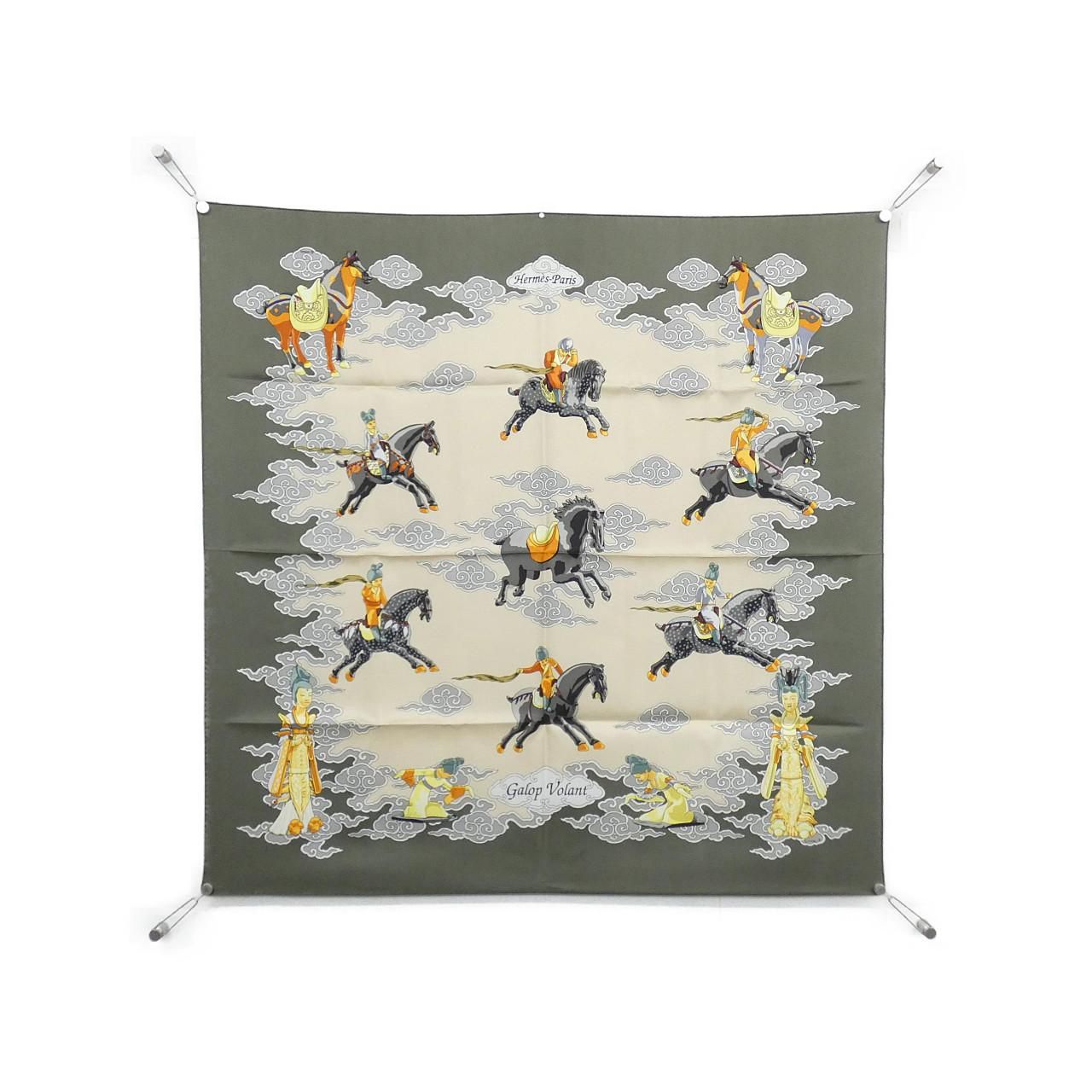 エルメス GALOP VOLANT カレ スカーフ
