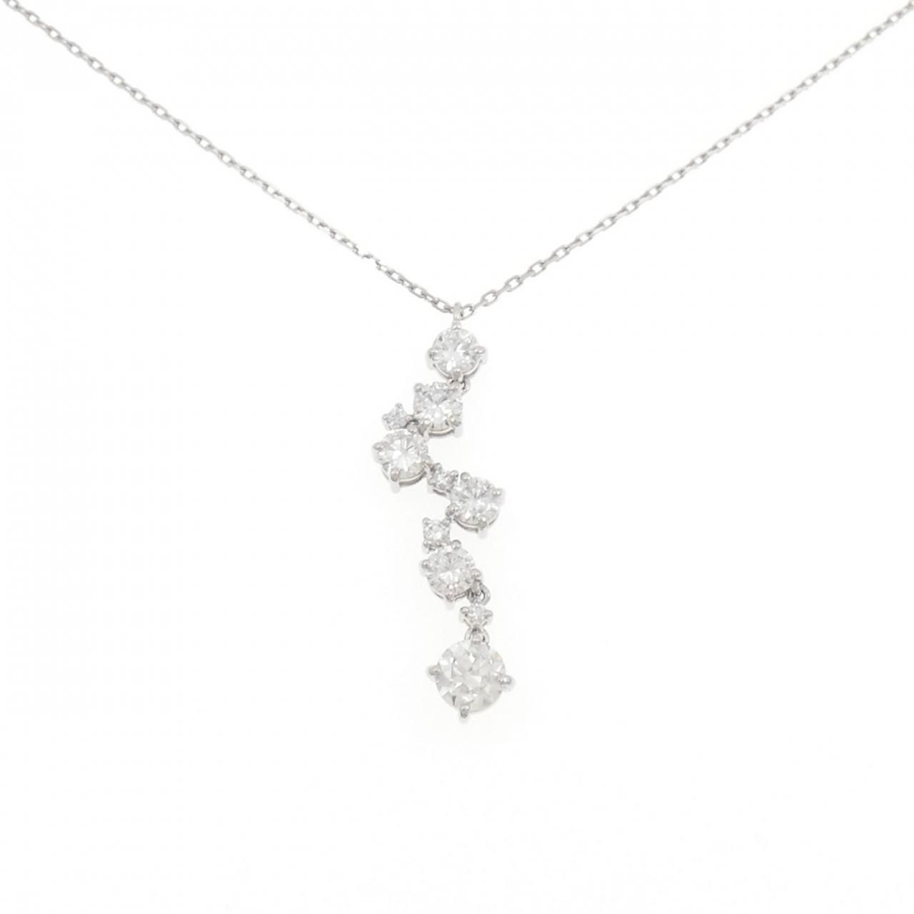 PT900/PT850 ダイヤモンド ネックレス 0.580CT