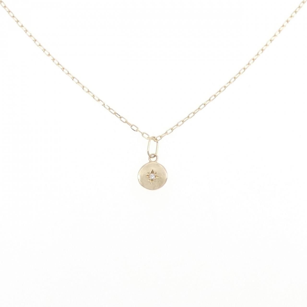 K10YG ダイヤモンド ネックレス 0.005CT