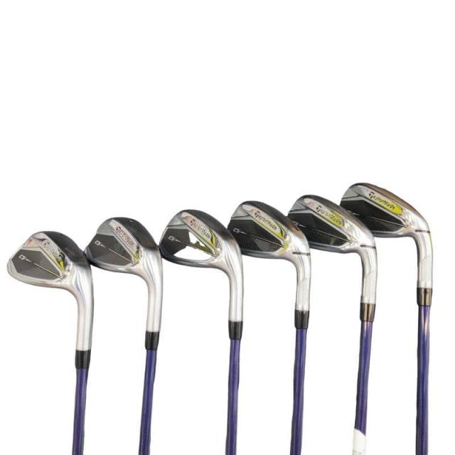 【中古】 テーラーメイド Qi 7S アイアンセット IR Diamana BLUE TM60(Qi IR) (フレックスS) メンズ 男性用 右利き 右用 Bランク ゴルフクラブ