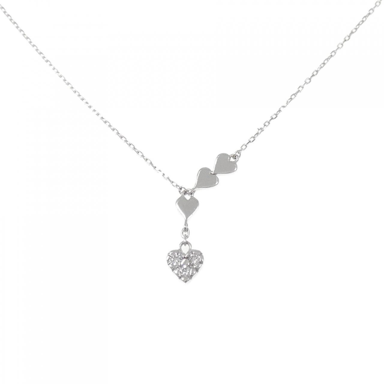 スタージュエリー ハート ダイヤモンド ネックレス 0.04CT
