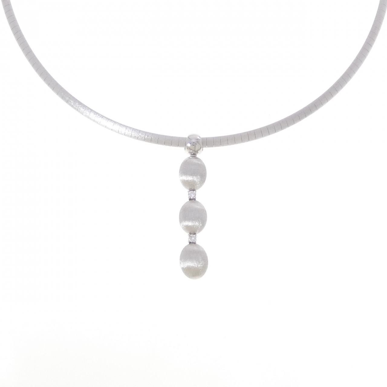ナニス 750WG ネックレス 0.09CT