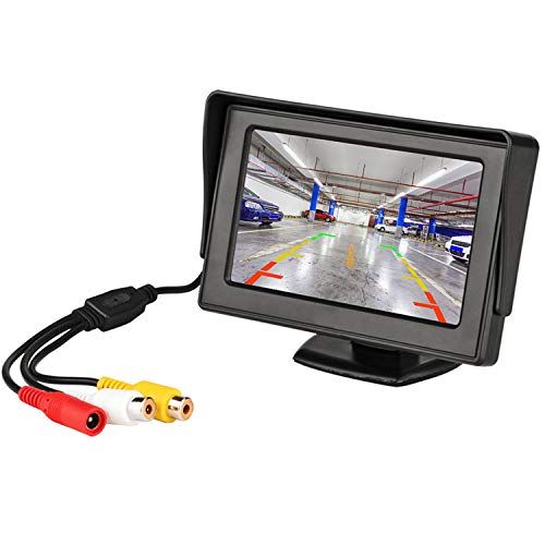 Antion 4.3インチモニター 液晶オンダッシュモニター 2系統の映像入力 バック連動 駐車モニター 12V/24V通用 日本語説明書pms 57b3c95c
