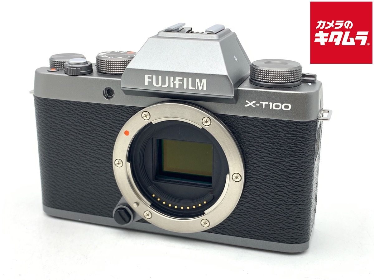 【中古】 【良品】 フジフイルム X-T100 ボディ ダークシルバー