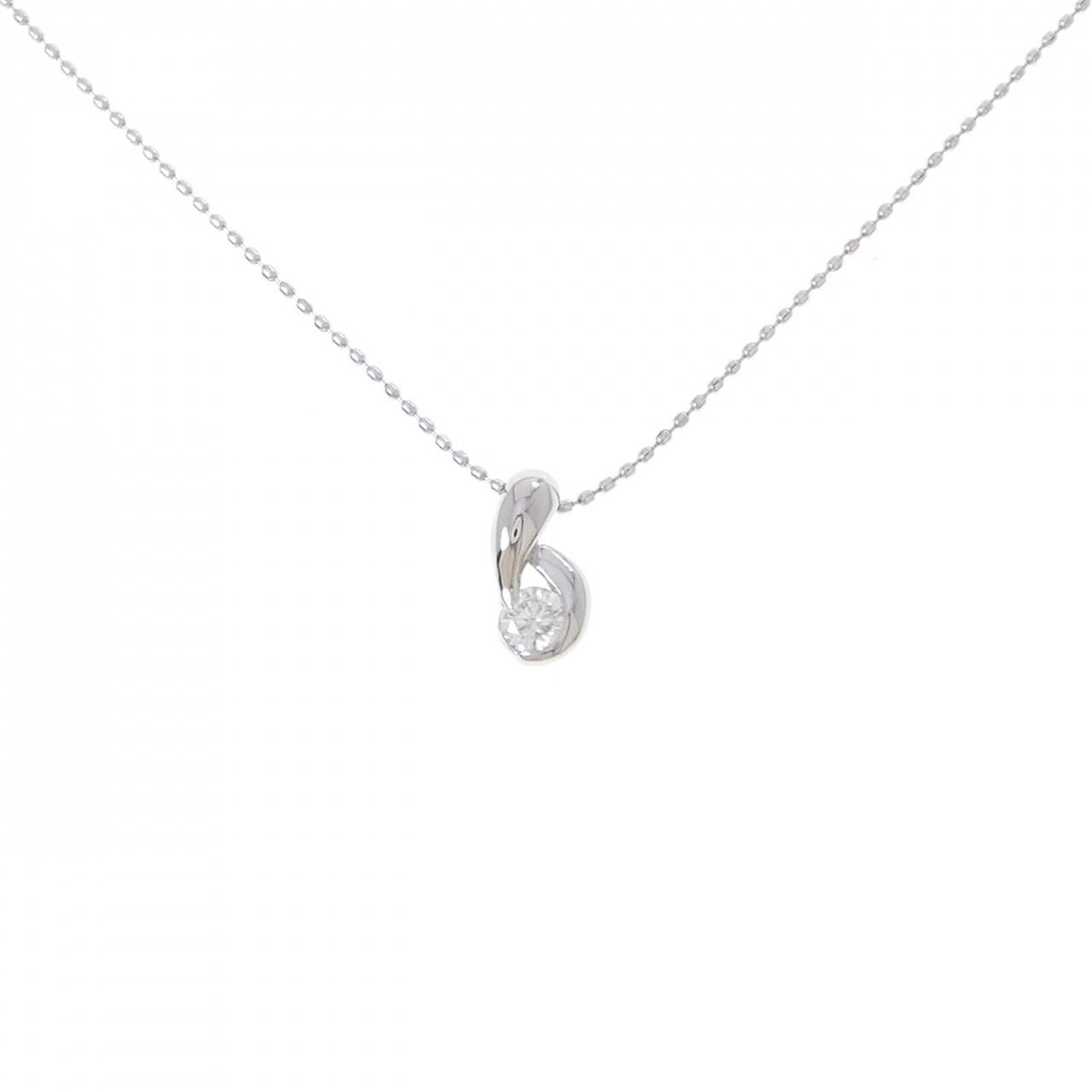 PT900/PT850 ダイヤモンド ネックレス 0.182CT