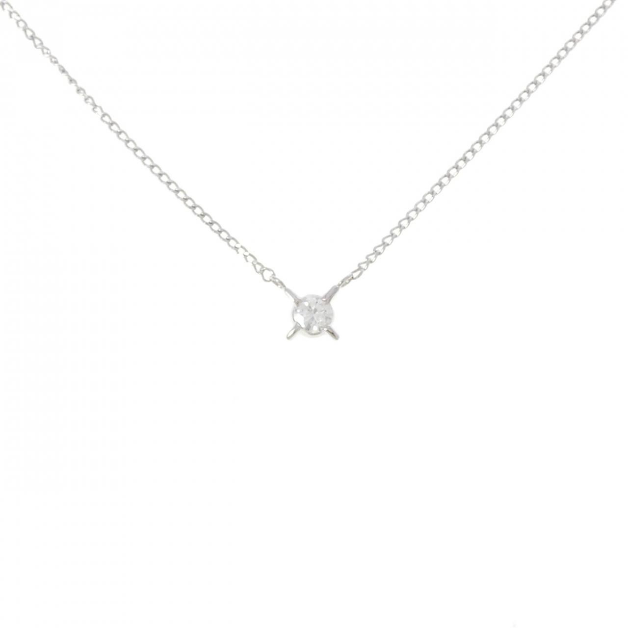 PT900/PT850 ダイヤモンド ネックレス 0.13CT