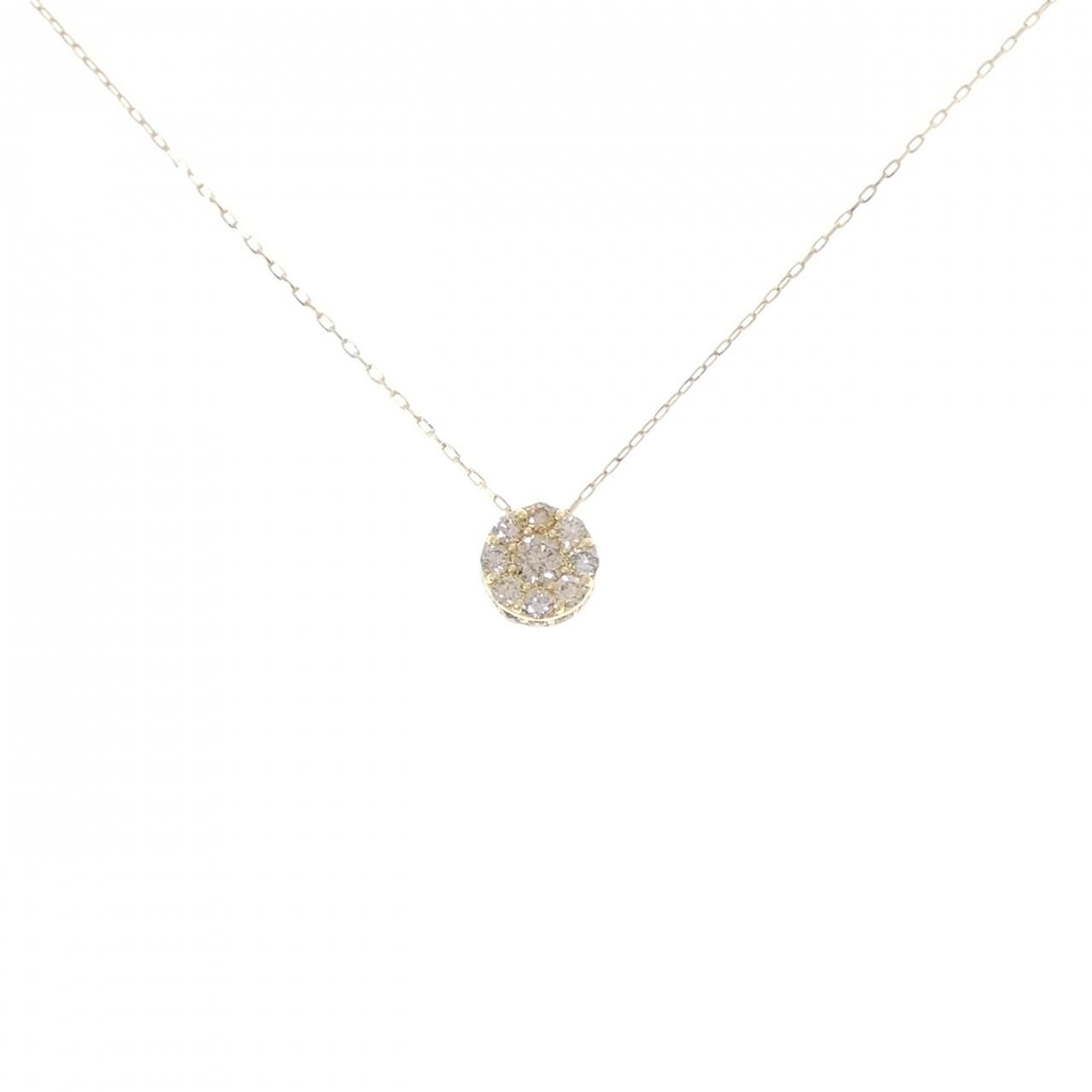 K18YG ダイヤモンド ネックレス 0.30CT