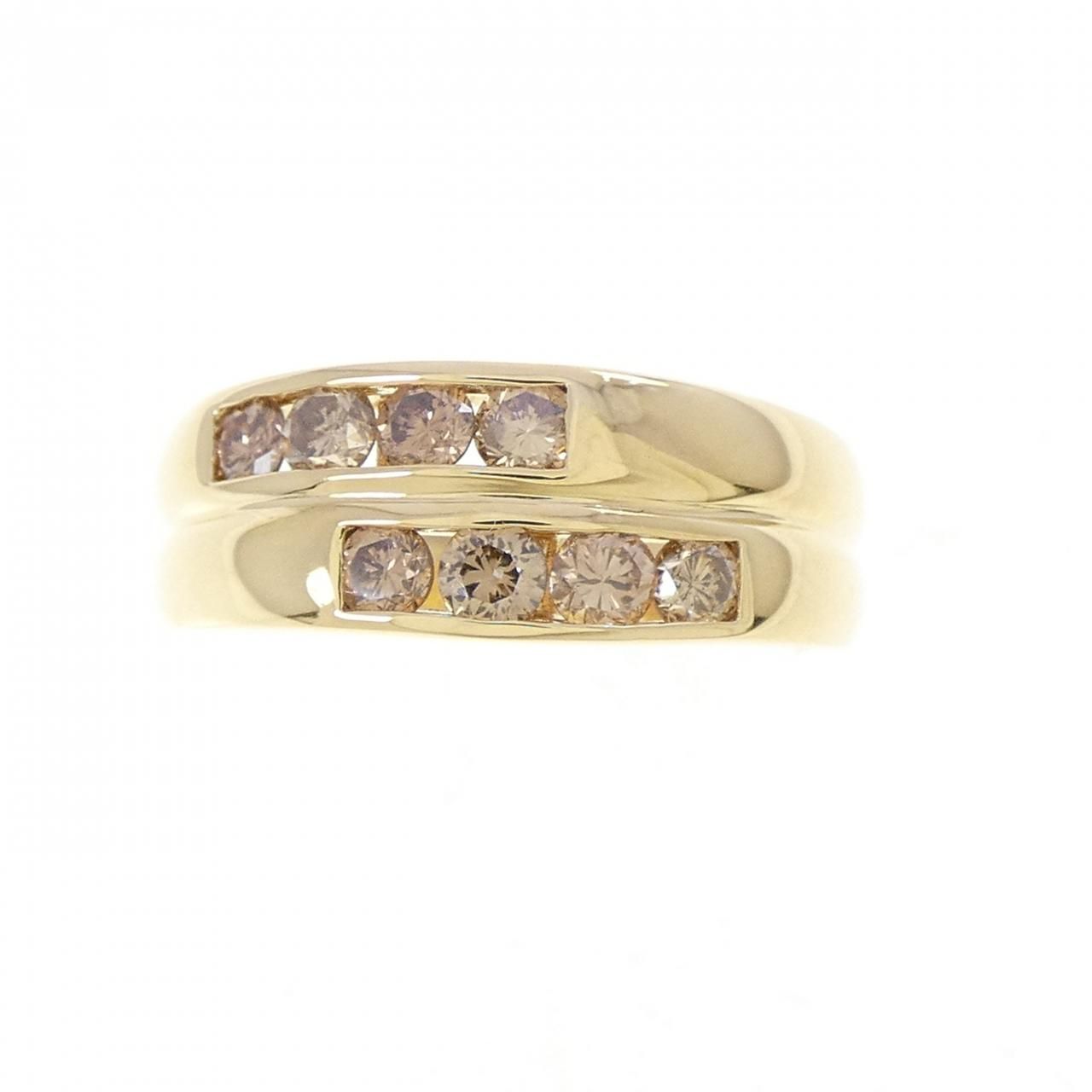 K18YG ダイヤモンド リング 0.56CT - メルカリ