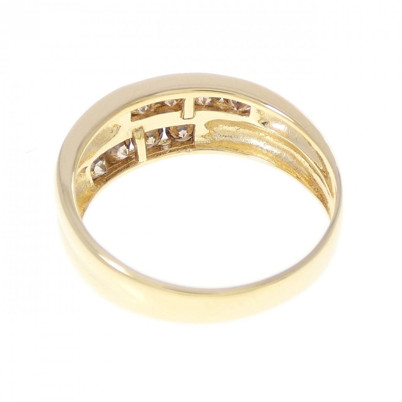 K18YG ダイヤモンド リング 0.56CT - メルカリ