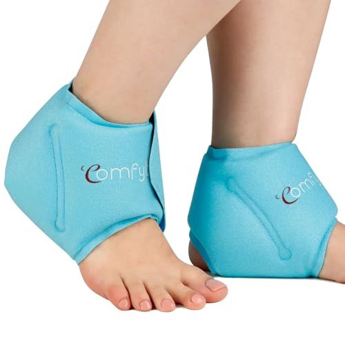 Comfytemp 2個セット アイシング足首サポーター 氷嚢と異なり アイスゲルパック 水漏れ防止 冷凍/電子レンジ加熱 冷温両用 足首固定サポーター アイシングバッグ 氷嚢代わり 繰り返し利用 足首用 スポーツ用 冷却ジェル 暑さ 対策 e95e7b08