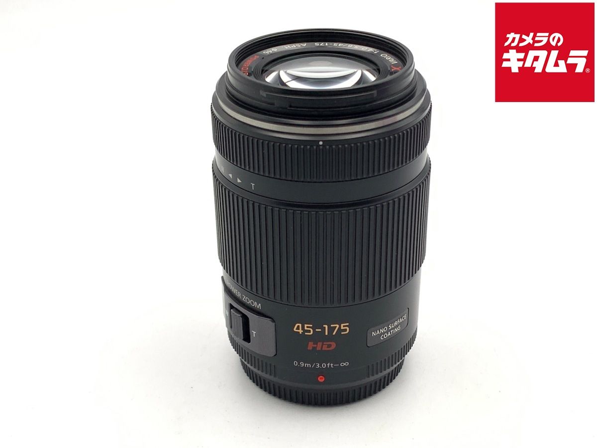 【中古】 【良品】 パナソニック LUMIX G X VARIO PZ 45-175mm/F4.0-5.6 POWER O.I.S. [H-PS45175] ブラック