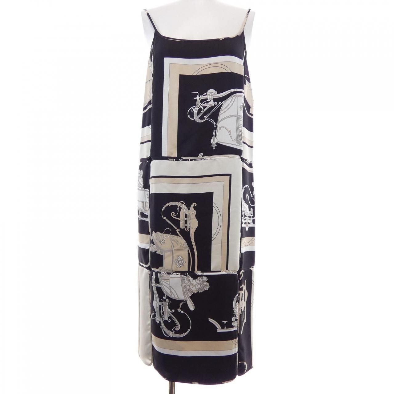 エルメス HERMES EX-LIBRIS 3E0521D7 ツイルレーヌ ワンピース