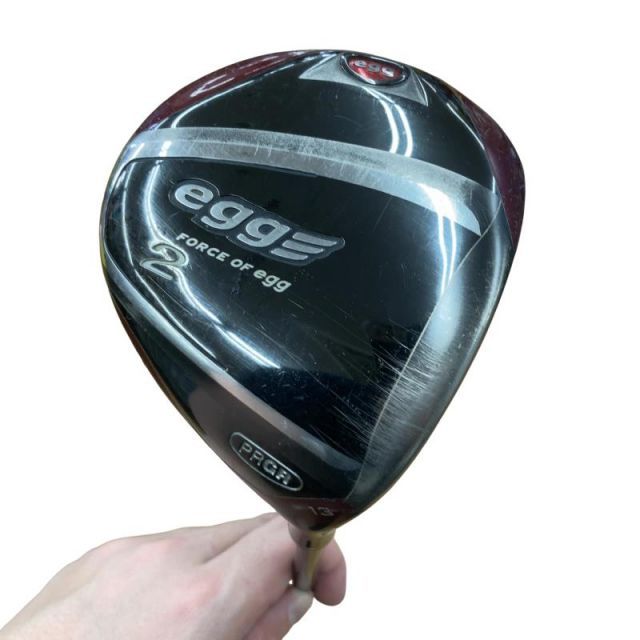 【中古】 プロギア egg(2017) 2W フェアウェイウッド FW リシャフト (フレックスその他) メンズ 男性用 右利き 右用 Cランク ゴルフクラブ