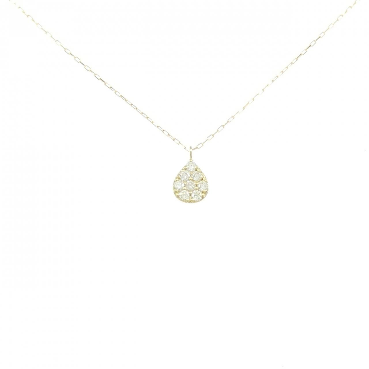 【新品】K18YG ダイヤモンド ネックレス 0.10CT 32,890円