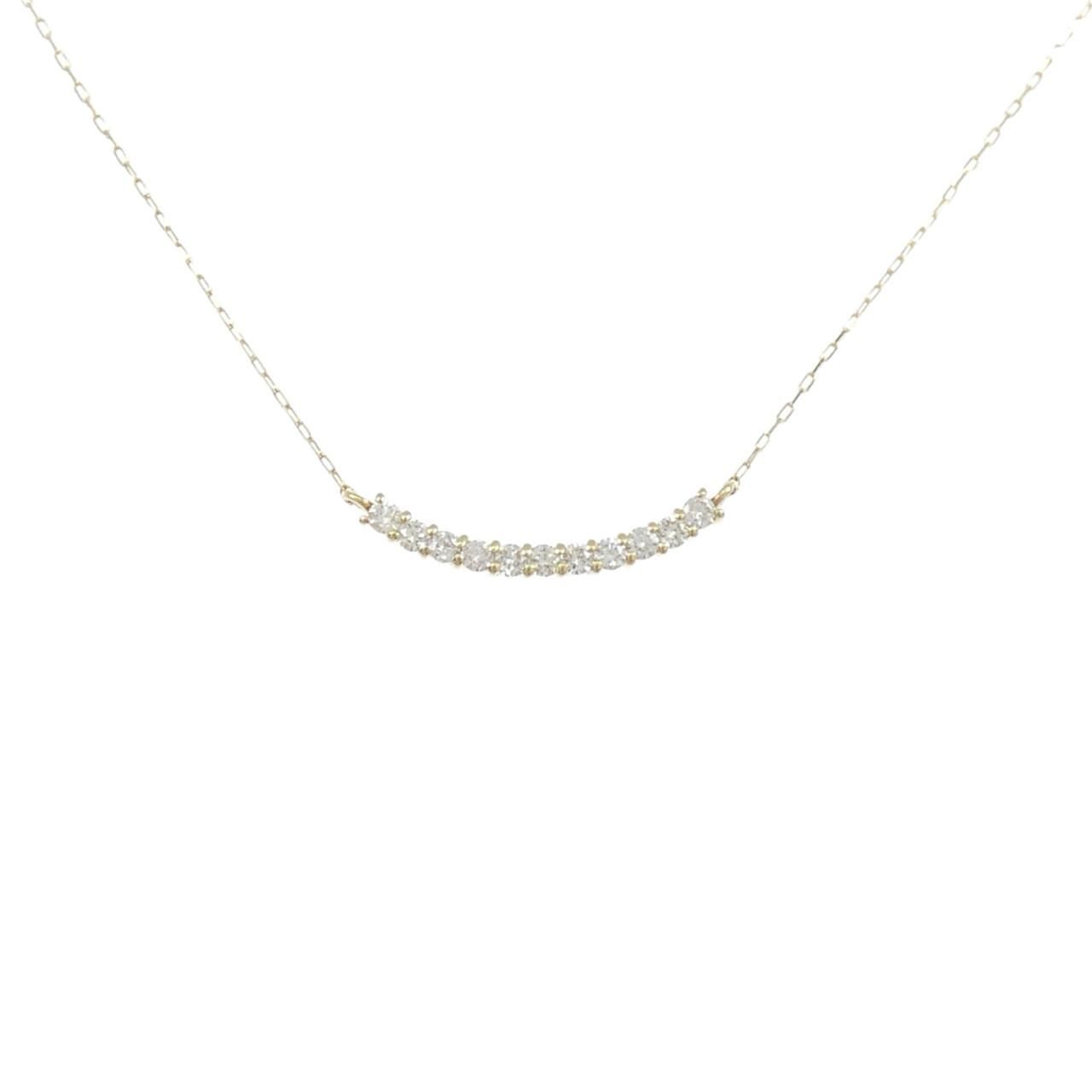 【新品】K18YG ダイヤモンド ネックレス 0.20CT