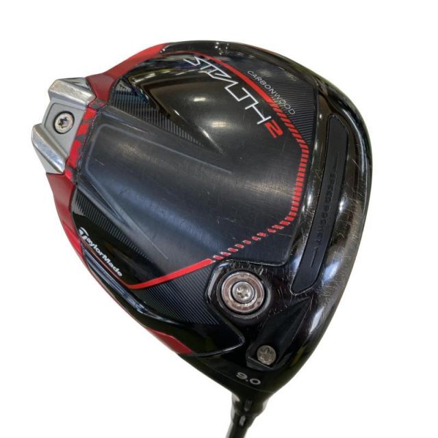 【中古】 テーラーメイド STEALTH2 9° ドライバー DR TENSEI RED TM50(STEALTH DR) (フレックスS) メンズ 男性用 右利き 右用 Cランク ゴルフクラブ