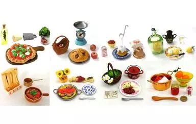 【中古】食玩 トレーディングフィギュア 全8種セット 「ぷちサンプルシリーズ ヨーロッパのおばあちゃん 自慢のお料理」