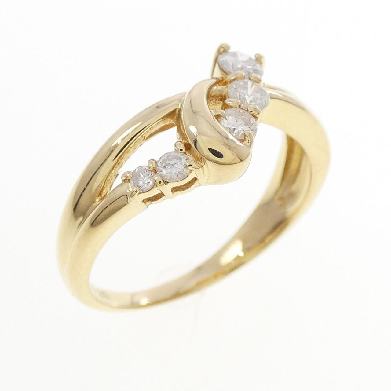 K18YG ダイヤモンド リング 0.30CT