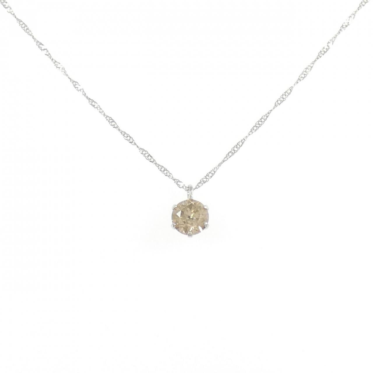 PT900/PT850 ダイヤモンド ネックレス 0.40CT