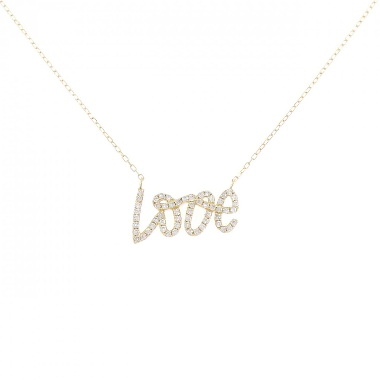 K18YG ダイヤモンド ネックレス 0.20CT