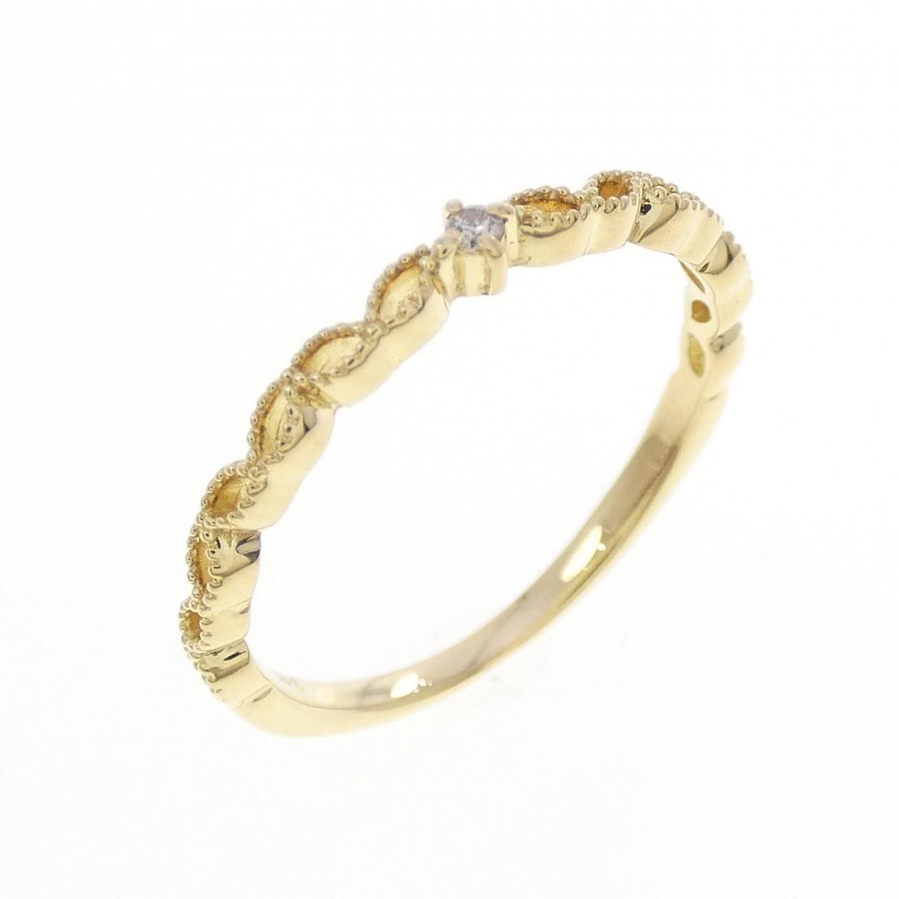 K18YG ダイヤモンド リング 0.01CT