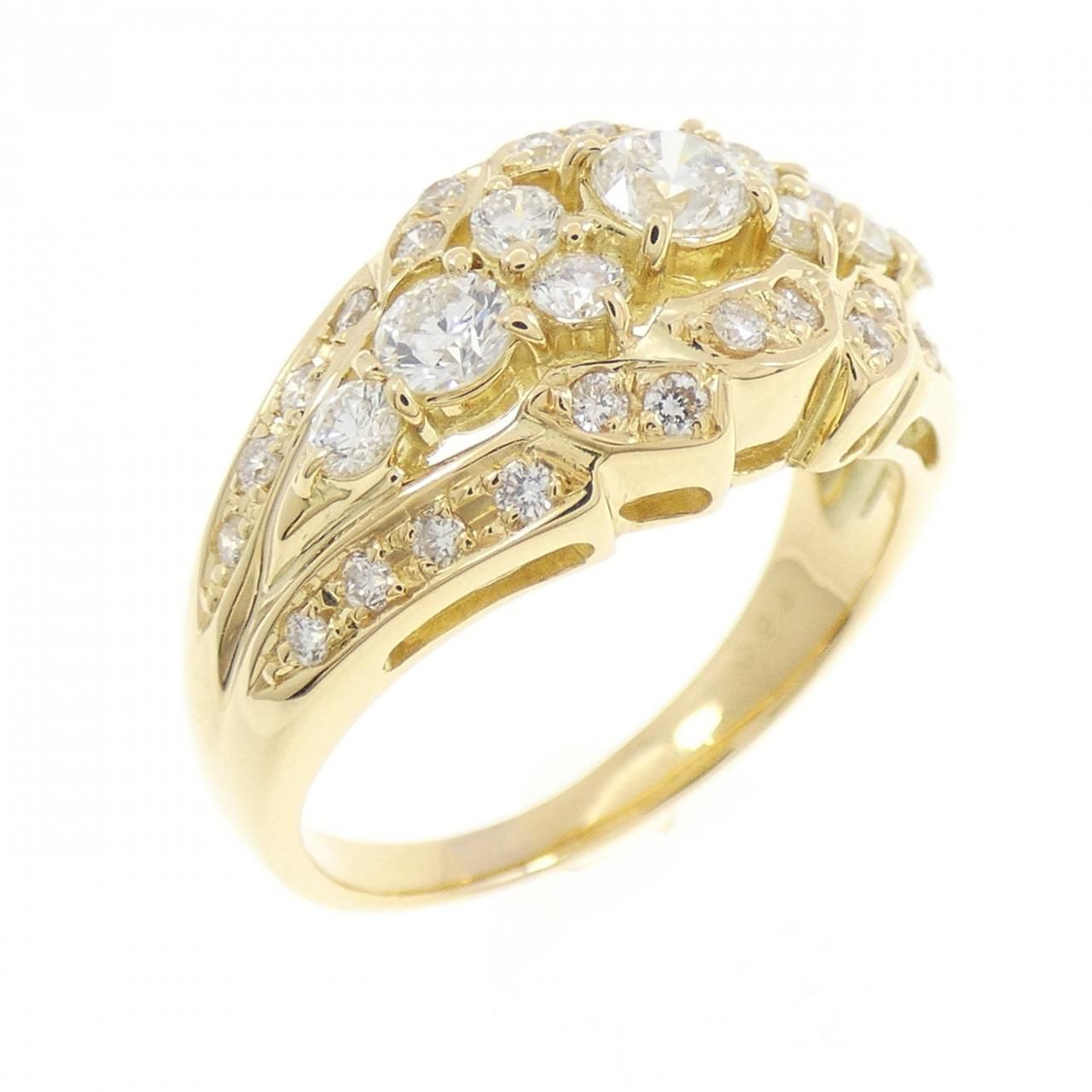 K18YG ダイヤモンド リング 0.94CT