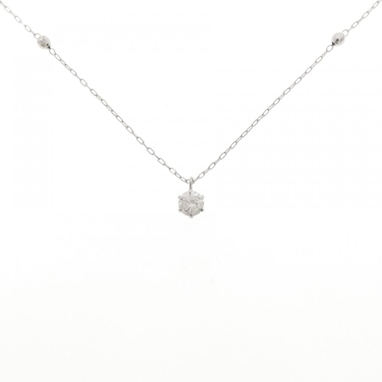 PT850 ソリティア ダイヤモンド ネックレス 0.20CT