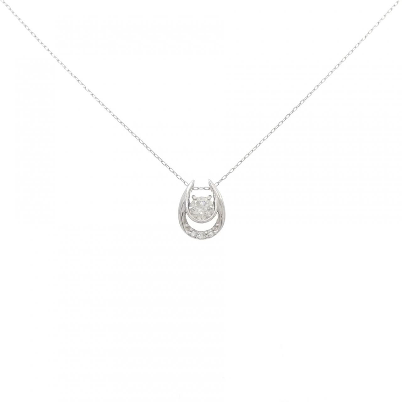 PT900/PT850 ダイヤモンド ネックレス 0.20CT