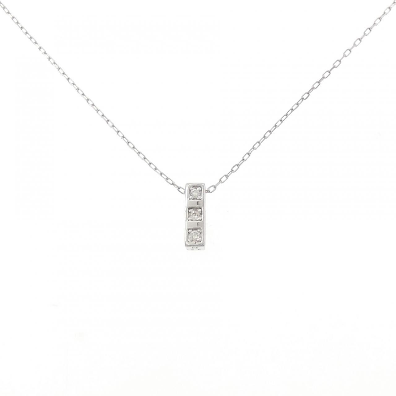 PT900/PT850 ダイヤモンド ネックレス 0.04CT