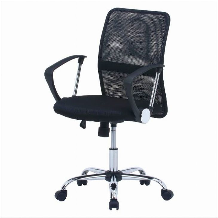 メッシュバックチェアー HF-78BK ブラック 4003