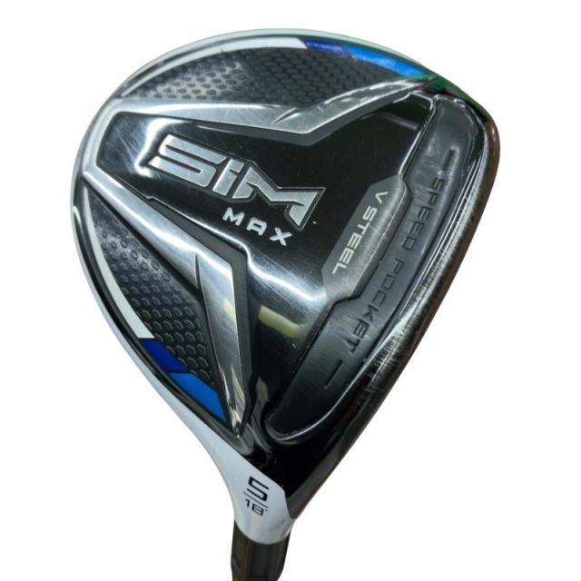 【中古】 テーラーメイド SIM MAX 5W フェアウェイウッド FW Speeder 661 EVOLUTION VI (フレックスS) メンズ 男性用 右利き 右用 Cランク ゴルフクラブ