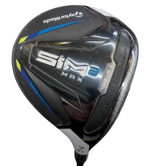 【中古】 テーラーメイド SIM2 MAX 7W フェアウェイウッド FW TENSEI BLUE TM50(SIM2 FW) (フレックスSR) メンズ 男性用 右利き 右用 Cランク ゴルフクラブ