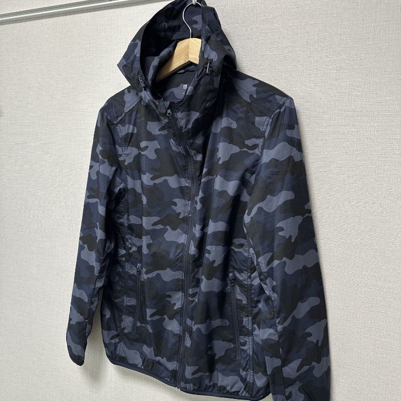 w^)b UNIQLO ユニクロ パーカー 311-157245(51-01) フード付き ジップ