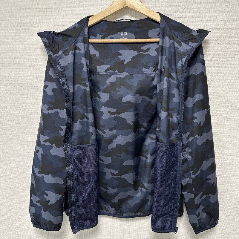 w^)b UNIQLO ユニクロ パーカー 311-157245(51-01) フード付き ジップ
