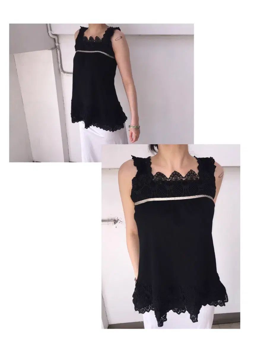 AXES FEMME アクシーズファム 姫ギャル レース スリーブレス