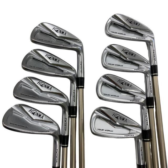 【中古】 本間ゴルフ TOUR WORLD TW727P FORGED 8S アイアンセット IR VIZARD I55 (フレックスR) メンズ 男性用 右利き 右用 Dランク ゴルフクラブ