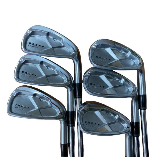 【中古】 ダイワ(グローブライド) ONOFF FORGED(2013) 6S アイアンセット IR 純正特注シャフト (フレックスR) メンズ 男性用 右利き 右用 Cランク ゴルフクラブ
