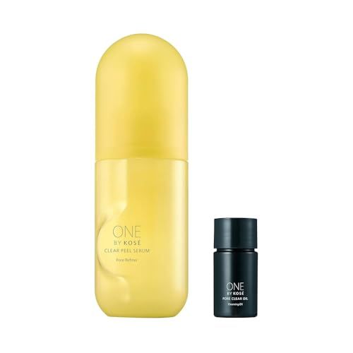 ONE BY KOSE(ワンバイコーセー) ふきとり美容液 毛穴クリアピール セラム 本体 限定キット 120mL おまけ付きas da263bb1