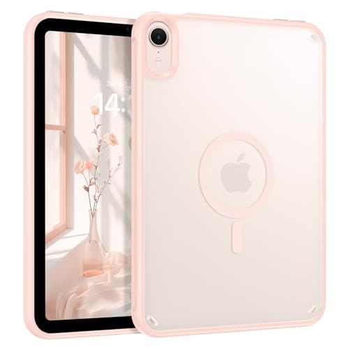 VENINGO iPad mini 7 ケース (A17 Pro 2024 第7世代) iPad mini6 ケース (2021 第6世代) 耐衝撃 半透明 黄変防止 指紋防止 MagSafe対応 マグネット搭載 薄型 マット仕上げ 一体感 73176f39 4,457円