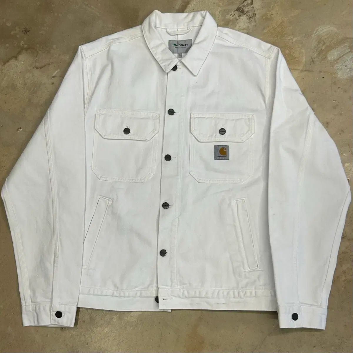 カーハート ツーポケット White ジャケット XL