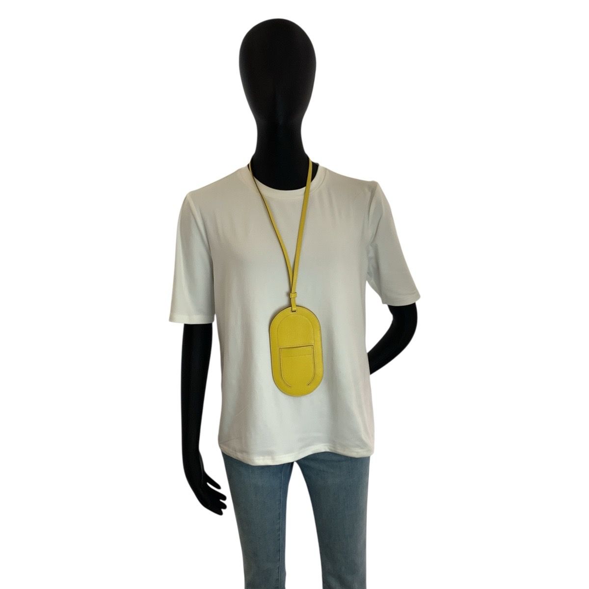 美品 HERMES エルメス イン ザ ループ トゥー ゴー PM イエロー