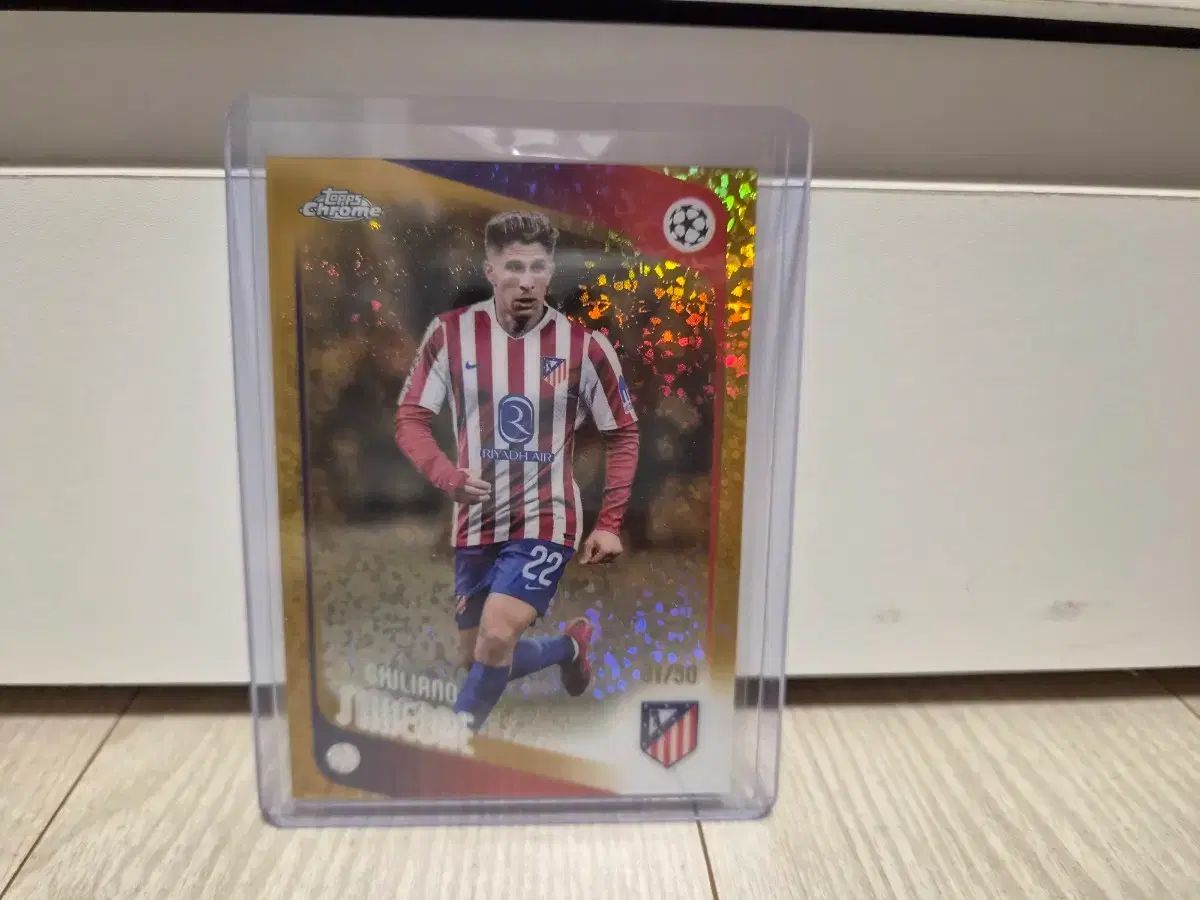 Topps julián SIMEONE サッカー カード 1/50