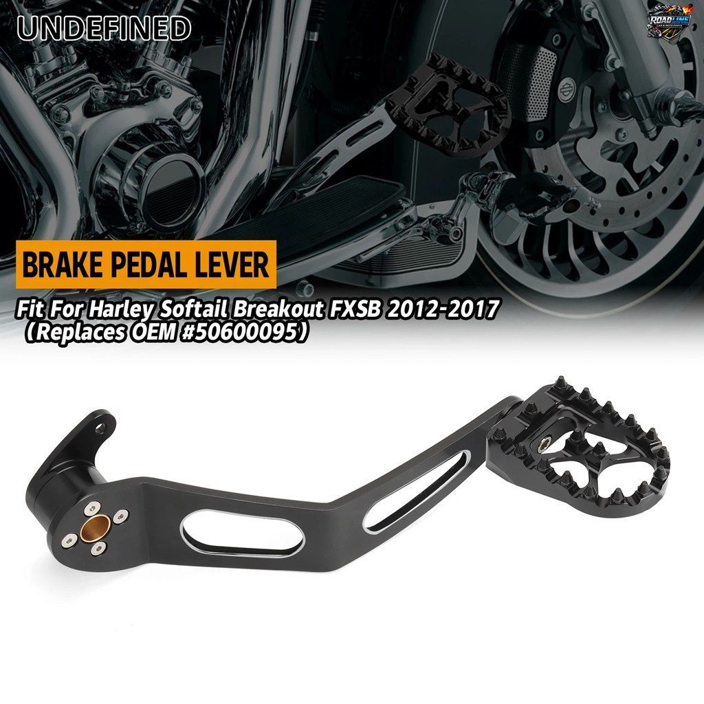 ハーレーダビッドソン ソフテイル ブレイクアウト FXSB 2012-2017用 RIOT MXスタイル モーターサイクル ブレーキレバーアーム（フットペダ