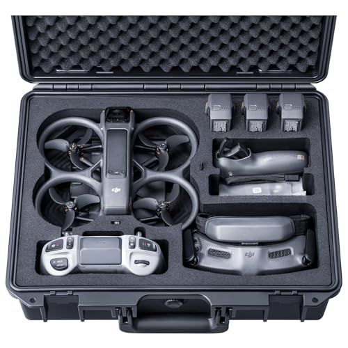 Lykus Titan AT200 防水ケース DJI Avata 2 コンボ、DJI FPV送信機 3、DJI Goggles 3 と DJI RC Motion 3 に適用、最大でバッテリー7個を収納可能【ケースのみ】ma a0901160