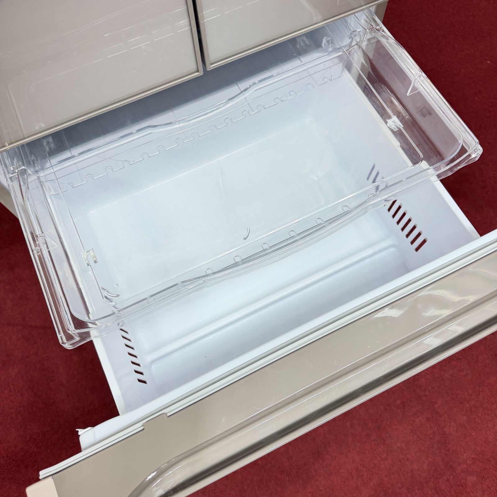 東京23区送料無料 超美品日立大型冷蔵庫401L ガラストップ製氷機有