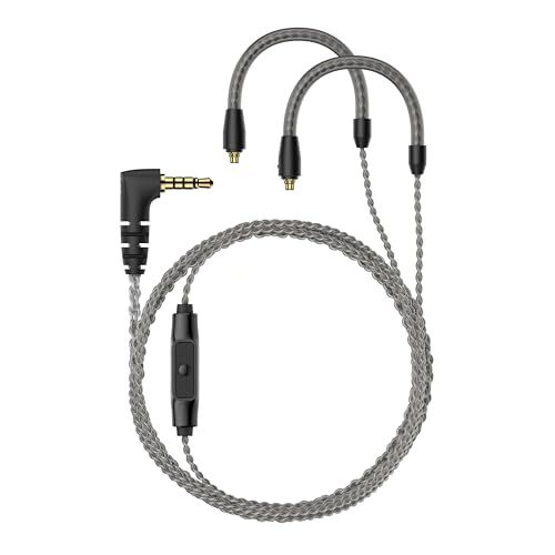 ゼンハイザー Sennheiser IEシリーズ用MMCXブレードケーブル マイク付き 3.5mmステレオミニプラグ 700259/ 2752e723