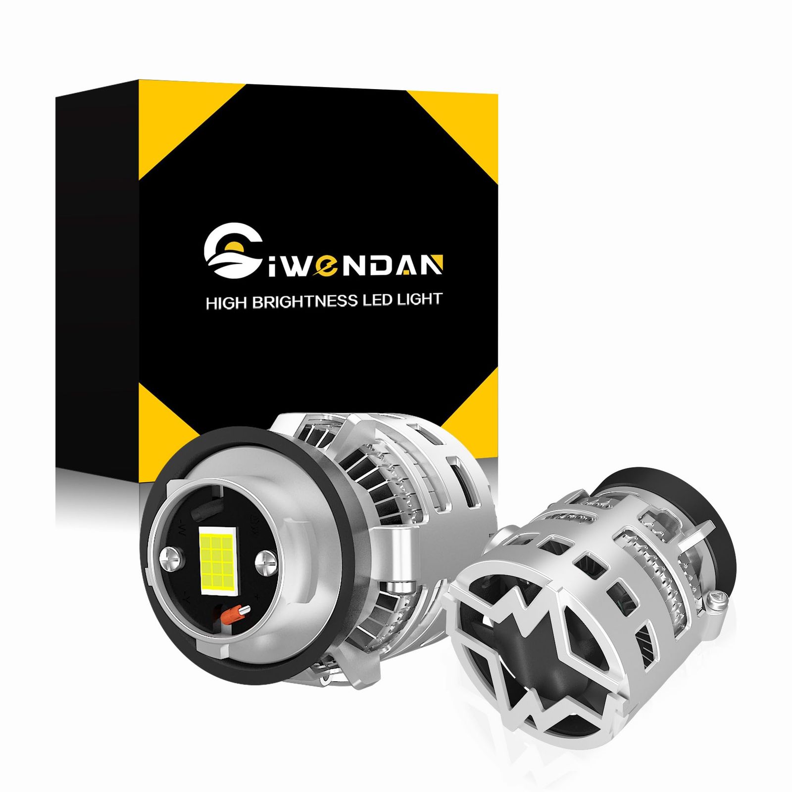 CIWENDAN（シウエンダン）L1B LED フォグランプ 新型 純正 交換用バルブ 超爆光 ホワイト 車検対応 DC12V車対応 左右分2本入り